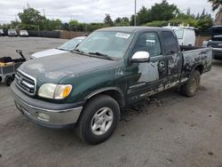 Salvage cars for sale from Copart San Martin, CA: 2002 Toyota Tundra Access Cab