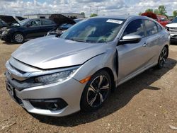 Vehiculos salvage en venta de Copart Elgin, IL: 2016 Honda Civic Touring