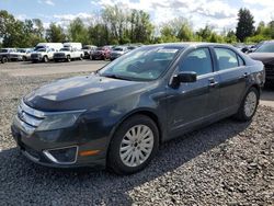 Salvage cars for sale at Portland, OR auction: 2010 Ford Fusion Hybrid