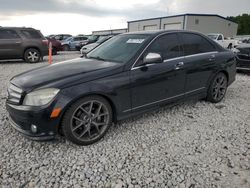 Salvage cars for sale at Wayland, MI auction: 2009 Mercedes-Benz C 300 4matic