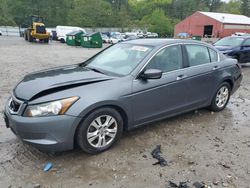 Salvage cars for sale at Mendon, MA auction: 2009 Honda Accord LXP
