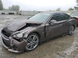 Salvage cars for sale at Arlington, WA auction: 2014 Infiniti Q50 Base