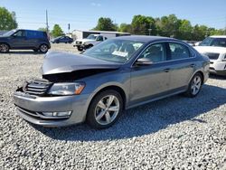 Salvage cars for sale from Copart Mebane, NC: 2015 Volkswagen Passat S