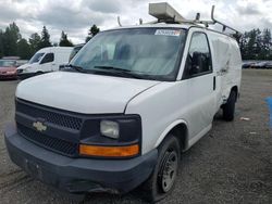 Salvage trucks for sale at Arlington, WA auction: 2008 Chevrolet Express G2500