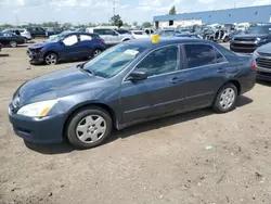 Salvage cars for sale at Woodhaven, MI auction: 2007 Honda Accord LX