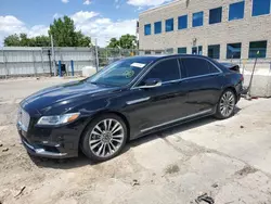 Salvage cars for sale at Littleton, CO auction: 2017 Lincoln Continental Reserve