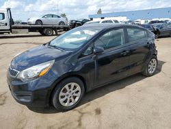 Salvage cars for sale at Woodhaven, MI auction: 2013 KIA Rio EX
