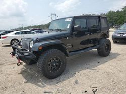 Salvage cars for sale at Greenwell Springs, LA auction: 2016 Jeep Wrangler Unlimited Sahara