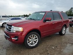 Salvage cars for sale at Houston, TX auction: 2015 Ford Expedition Limited