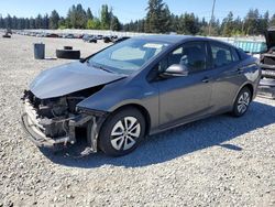 Salvage cars for sale at Graham, WA auction: 2016 Toyota Prius