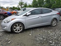 Hyundai Elantra gls salvage cars for sale: 2011 Hyundai Elantra GLS