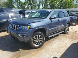 Jeep Grand Cherokee salvage cars for sale: 2020 Jeep Grand Cherokee Limited