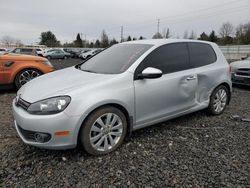 Salvage cars for sale at Portland, OR auction: 2012 Volkswagen Golf