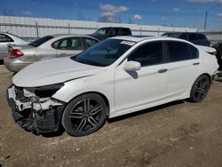 Salvage cars for sale at Nisku, AB auction: 2017 Honda Accord Sport