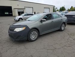 Salvage cars for sale from Copart Woodburn, OR: 2012 Toyota Camry Base