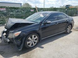 Salvage cars for sale at Orlando, FL auction: 2010 Acura RL