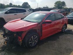 Vehiculos salvage en venta de Copart Shreveport, LA: 2017 Honda Civic EX