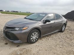 Salvage cars for sale at Temple, TX auction: 2020 Toyota Camry LE