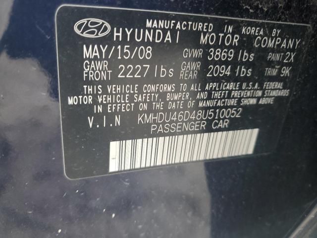 2008 Hyundai Elantra GLS