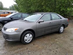 Salvage cars for sale at Arlington, WA auction: 2004 Toyota Camry LE