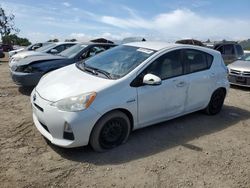 Salvage cars for sale at San Martin, CA auction: 2013 Toyota Prius C