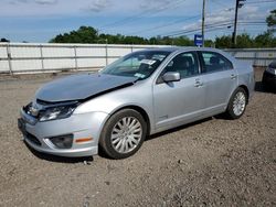 Salvage cars for sale at Hillsborough, NJ auction: 2012 Ford Fusion Hybrid