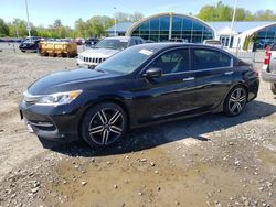Salvage cars for sale at East Granby, CT auction: 2017 Honda Accord Sport