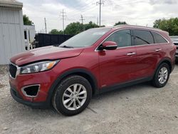 Salvage cars for sale at Columbus, OH auction: 2016 KIA Sorento LX