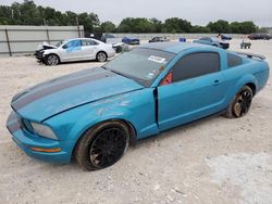 Salvage cars for sale from Copart New Braunfels, TX: 2006 Ford Mustang