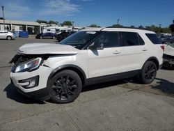 Salvage cars for sale at Sacramento, CA auction: 2017 Ford Explorer XLT