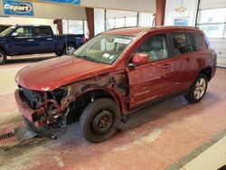 Salvage cars for sale at Angola, NY auction: 2016 Jeep Compass Latitude