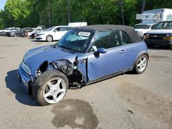 Salvage cars for sale at East Granby, CT auction: 2005 Mini Cooper