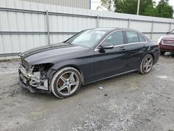 Mercedes-Benz salvage cars for sale: 2015 Mercedes-Benz C 300 4matic