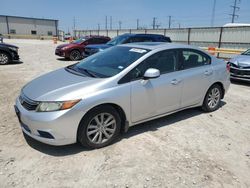 Vehiculos salvage en venta de Copart Haslet, TX: 2012 Honda Civic EX