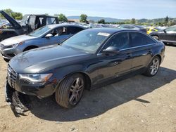 Salvage cars for sale from Copart San Martin, CA: 2014 Audi A6 Premium Plus
