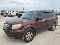 Salvage cars for sale from Copart Houston, TX: 2008 Honda Pilot VP