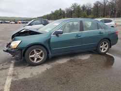 Salvage cars for sale at Brookhaven, NY auction: 2003 Honda Accord EX