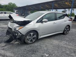 Salvage cars for sale from Copart Cartersville, GA: 2018 Nissan Leaf S