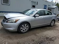 Salvage cars for sale from Copart Lyman, ME: 2008 Honda Accord EX