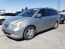 Salvage cars for sale from Copart Hayward, CA: 2006 Honda Odyssey Touring
