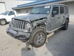 Jeep Wrangler Unlimited Sport salvage cars for sale: 2020 Jeep Wrangler Unlimited Sport