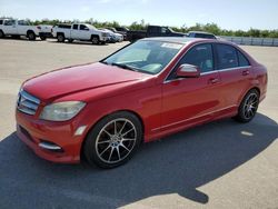 Salvage cars for sale from Copart Fresno, CA: 2009 Mercedes-Benz C 350
