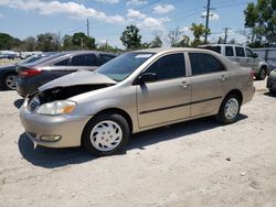 Salvage cars for sale at Riverview, FL auction: 2007 Toyota Corolla CE