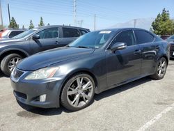 Salvage cars for sale at Rancho Cucamonga, CA auction: 2010 Lexus IS 250