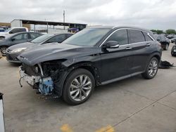 Salvage cars for sale from Copart Grand Prairie, TX: 2019 Infiniti QX50 Essential