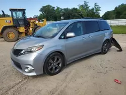 Salvage cars for sale at Theodore, AL auction: 2016 Toyota Sienna SE