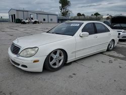 Salvage cars for sale at Tulsa, OK auction: 2004 Mercedes-Benz S 500