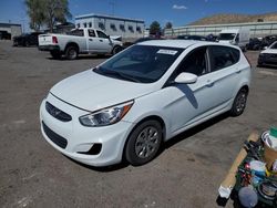 Salvage cars for sale at Albuquerque, NM auction: 2016 Hyundai Accent SE