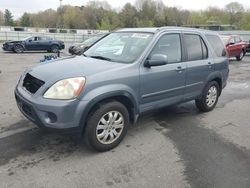 Salvage cars for sale at Assonet, MA auction: 2006 Honda CR-V SE