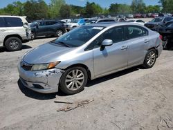 Salvage cars for sale from Copart Madisonville, TN: 2012 Honda Civic EXL